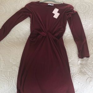 Red dress! Nasty Gal